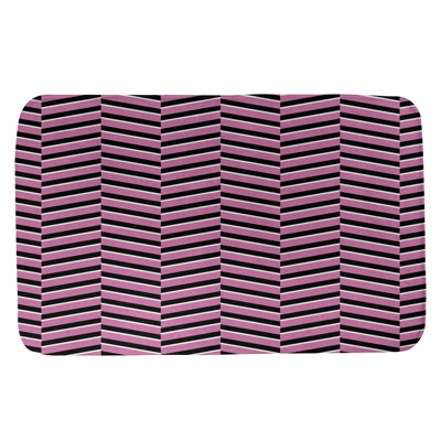 Tapis de bain à rayures rectangulaires anti-dérapant fractures