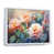 White Floater Framed