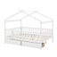 Full Size Wooden House Bed With Drawers-1894697744