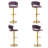 Christal Swivel Upholstered Adjustable Height Counter Stool-2109566883-2099052323