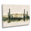 «Neutral Cactus Horizon I», reproduction sur toile verte-205575373-205575380