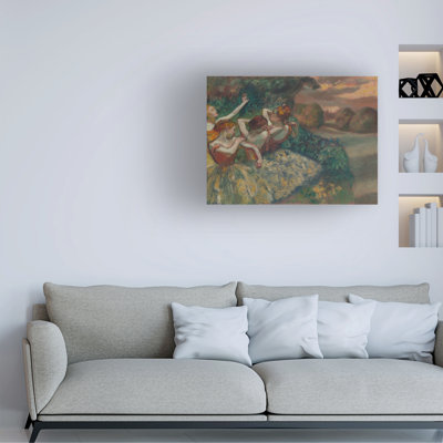 Art sur toile, "Master Collection Four Dancers" par Edgar Degas