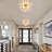 Floral Crystal Flush Mount Ceiling Light