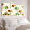 «Ginkgo Leaf Collage», reproduction d'art sur toile tendue sur toile (ensemble de 3)