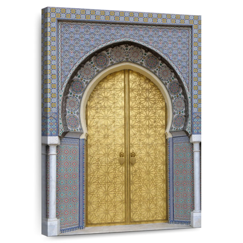 Moroccan Style Door, 51" H x 34" W