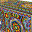 Console Huichol en bois de cèdre