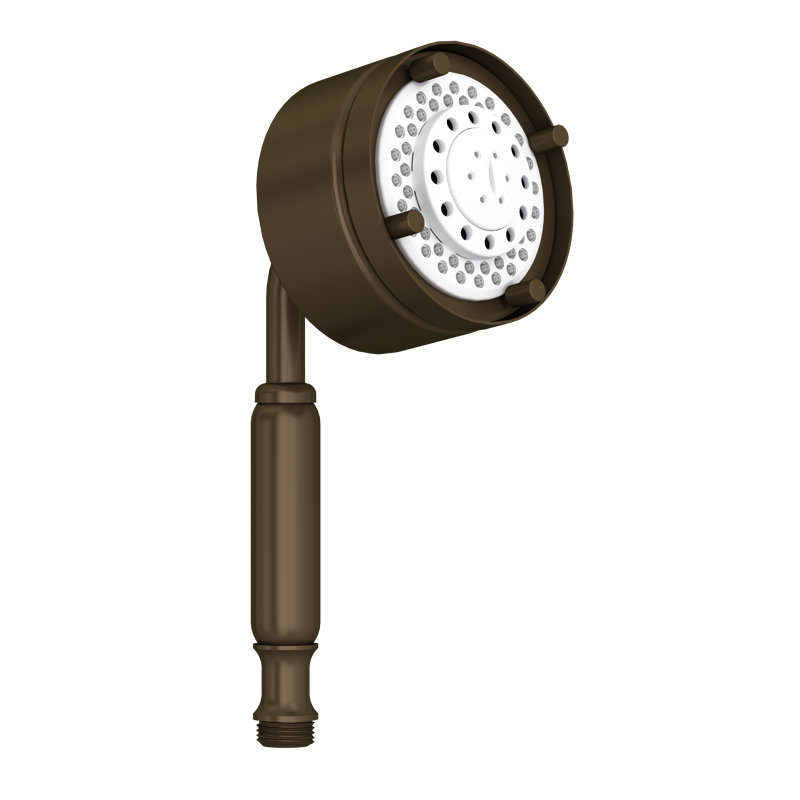 Graceline® Multi Function Handheld Shower Head, Tuscan Brass