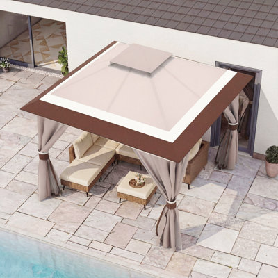 Pavillon de jardin en acier durable