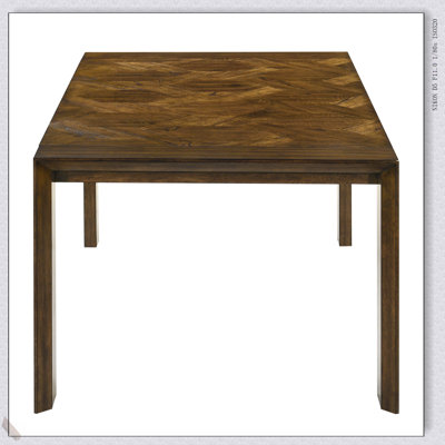 Ensemble de table de salle à manger 5 pièces rectangulaire en bois massif fabriqué à la main