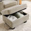 Chaise d'appoint avec dossier réglable manuellement, port de charge USB, support pour téléphone-1754879471