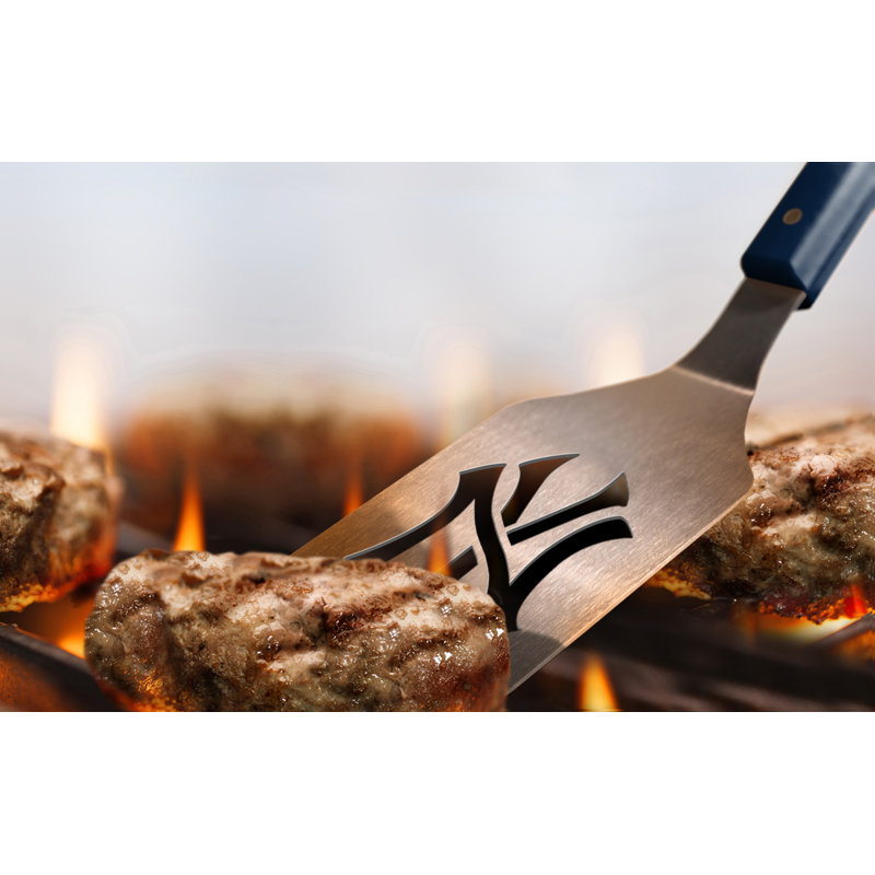 New York Yankees Dark Blue Stainless Steel BBQ Tongs Set