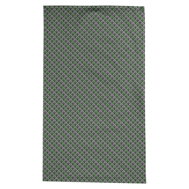 Avicia Geometric Tablecloth, Gray/Green