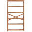 Tunnel 180cm H x 100cm W Solid Wood Etagere Bookcase
