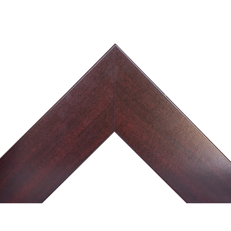 Miroir d'appoint mural Rayne, Acajou foncé