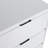 24" Freestanding Bathroom Storage Cabinet, 3-Soft Close Drawer, Glossy White,(KD-Packing)-680754024