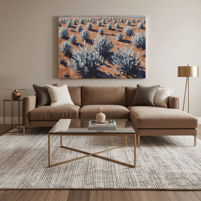 «Southwestern Plants Sagebrush 194», art mural sur toile grise