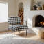  Fauteuil en sherpa blanc