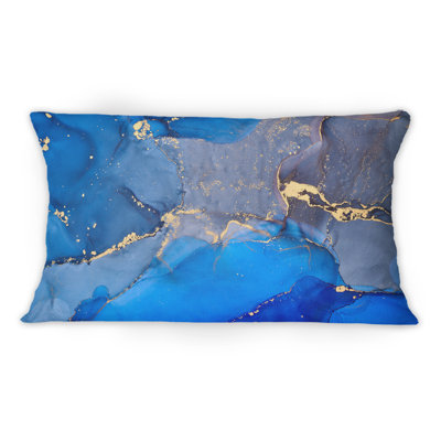 Coussin 12 "x 20" Blue Luxury