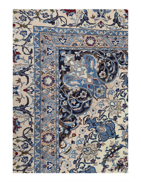 Tapis unique en laine et soie 10 pi 7 po x 15 pi 1 po