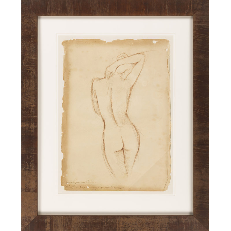 « antique figure study i », impression encadrée