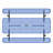 96" Rectangular Picnic Tables Blue-122200392