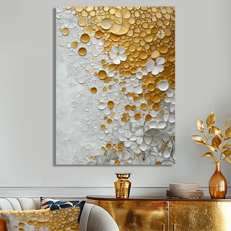 Steeves - Art mural abstrait, salon, H 32 po x l 16 po, Toile tendue, Does Not Apply