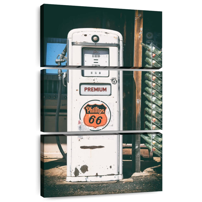 Station d'essence Mehar American West Premium 66, H 45 po x l 28 po