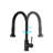 Stainless Steel Kitchen Faucet In Matte Black With Soap Dispenser, Scratch-, Rust-, 360 Swiveling Spout, 1.8Gpm Flow Rate To Scratches And Rust,-1099906734