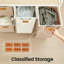 Metal Rolling Laundry Basket with Handles-1635715623