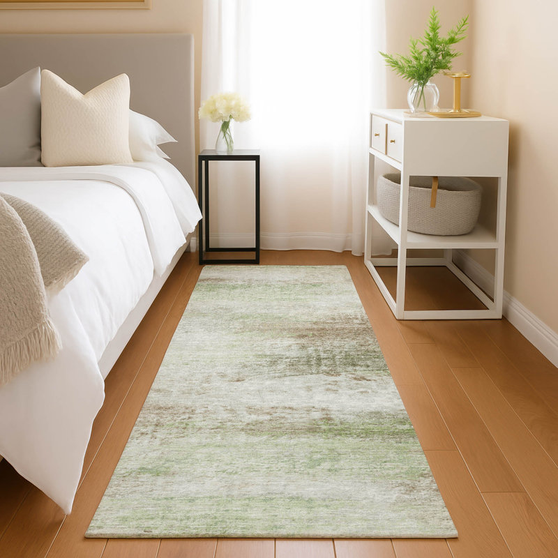Machine Washable Indoor/Outdoor Chantille ACN2402 Abstract Rug, Runner 2'3" x 7'6"