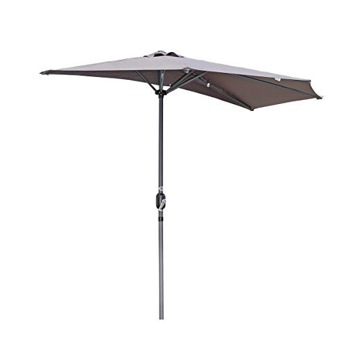 Carshalt 250cm Market Parasol, Grey