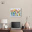 «Bottles and Blooms Canvas Farmhouse Floral Art» par -586018434-586018445