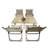 Multi-Function Foldable And Portable Dining Set, 1 Dining Table & 4 Folding Chairs