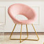 Zed 68cm Wide Velvet Papasan Chair-45056211-49351483