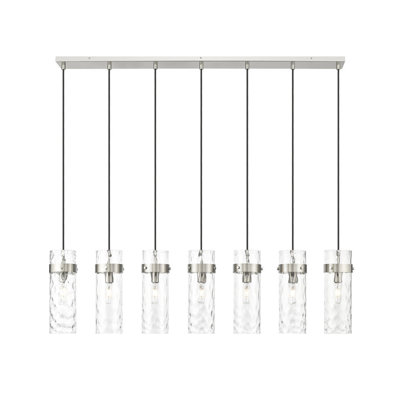 Magruder 5 Light Linear Chandelier, Matte Black