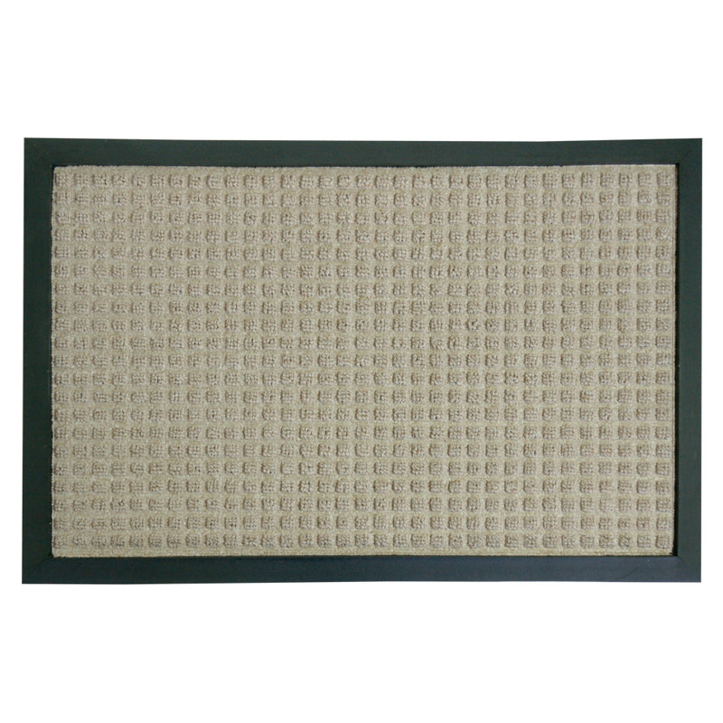 Sharan Non-Slip Indoor Doormat, Tan, 16" W x 24" L