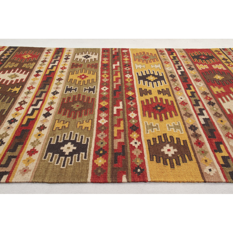 Sivas Southwestern Hand Woven Area Rug Set, Rectangle 140 x 200cm