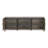 90 in. Brown Solid Wood 6 Door Media Credenza_Sideboard