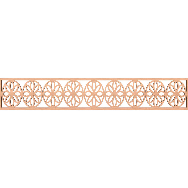 Moulure Blume, H 8 po x l 46,625 po x P 0,25 po, Aulne