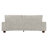 Karlita 3-Seater 89'' Solid Wood Leg Upholstered Sofa with Square Armrests and 2 Throw Pillows-1220359242