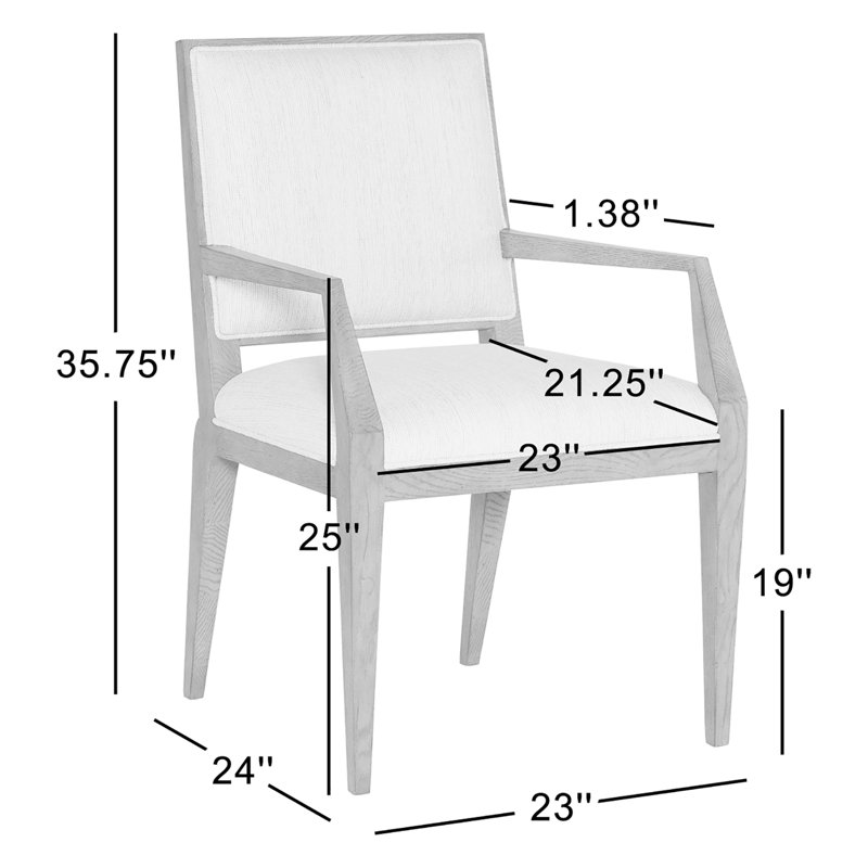 Linville Falls Upholstered Arm Chair, Black
