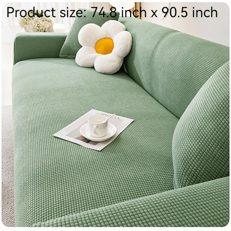 Housse pour canapé à coussins carrés/rectangulaires, H 74,7 po x l 90,4 po