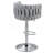 Stylish Adjustable Swivel Bar Stools Set Of 2, Ideal For Kitchen Island, Cafe, Pub And More.