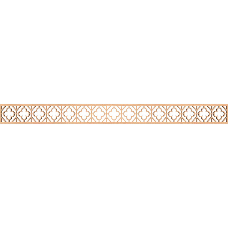 Moulure Hazelton, Noyer blanc, H 4 po x l 46,375 po x P 0,375 po