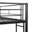 Lit superposé double au dessus d'un lit double, aucun sommier requis, assemblage facile