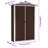 Vidaxl Garden Shed 45.7"X17.7"X68.9" Galvanized Steel-110584084