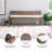 Donner Cane Back Cushioned Bench-1569490981