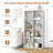 Open Bookshelf With Anti-tip Kits Home Modern Style Storage Shelf For Study-1167624186