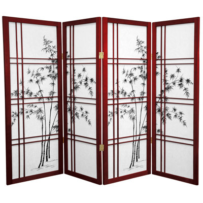 48" Double Cross Shoji Bamboo Tree Room Divider