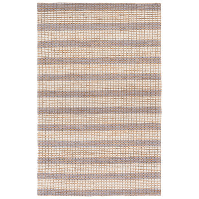 Jute / sisal touffeté à la main Martha Stewart; Laine Tapis d'intérieur en coton rayé
